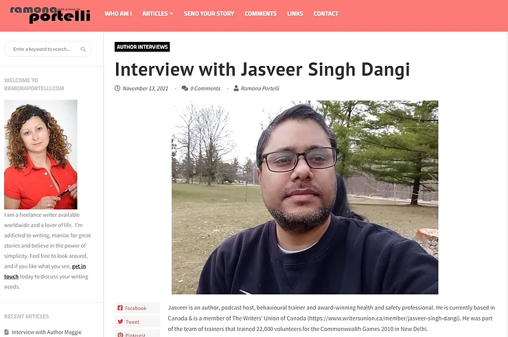 In conversation with RAMONA PORTELLI