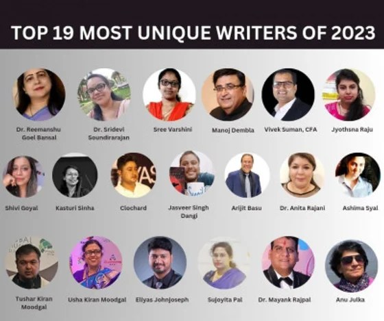 TOP 19 MOST UNIQUE WRITERS OF&nbsp;2023